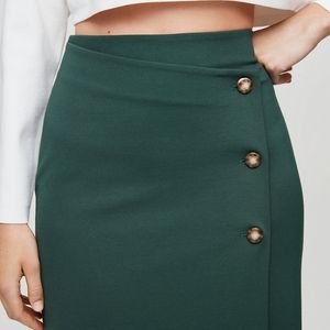 NWT aritzia babaton green skirt